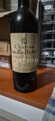 Bordeaux Saint-Julien Grand Cru Château Léoville Poyferré 1961