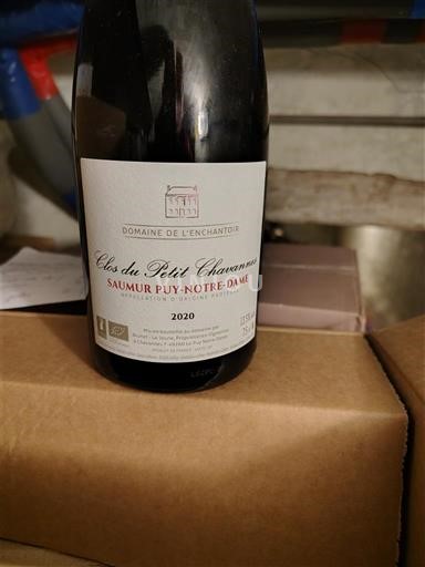 Vallée de la Loire Saumur Puy-Notre-Dame Domaine L'Enchantoir Clos du Petit Chavannes 2020