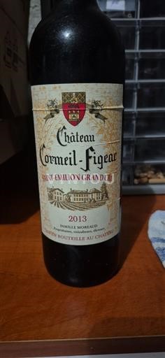 Burdeos Saint-Émilion Gran Cru Grand Cru Château Cormeil-Figeac 2013