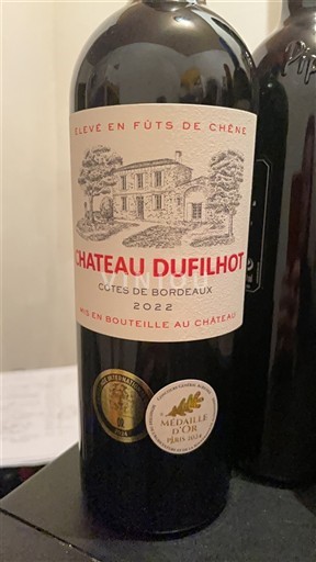 Bordéus Encostas de Bordéus Château Filhot 2022