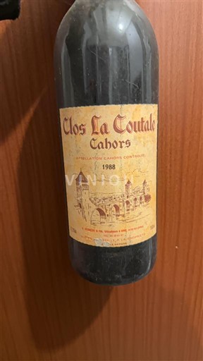 Jihozápad Cahors Clos La Coutale 1988
