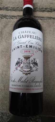 Bordeaux Saint-Émilion Grand Cru Grand Cru Château La Gaffelière 2018