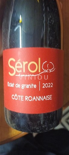 Loiren laakso Côte-roannaise Domaine Sérol Éclat de granite 2022