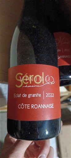 Valea Loarei Côte-roannaise Domaine Sérol Éclat de granite 2022