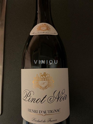 Languedoc y Rosellón País de Oc Henri d'Autignac Pinot Noir Sin añada