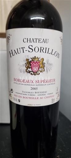 Bordeaux Bordeaux Supérieur Château Haut-Sorillon 2005