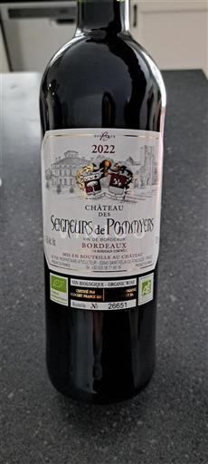 Burdeos Bordeaux Château S Seigneurs de Pommiers 2022