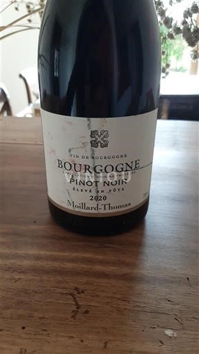 Burgundija Moillard-Thomas 2020