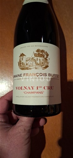 Burgundy Volnay Premier Cru Domaine François Buffet Champans 2023