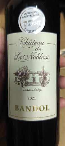Provence Bandol Château La Noblesse 2021