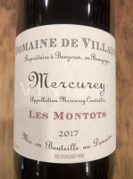 Borgogna Mercurey Domaine Villaine Les Montots 2017