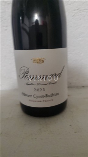 Bourgogne Pommard Olivier Cyrot-Buthiau 2021