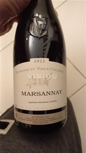 Burgundi Marsannay Domaine Vieux Collège 2022