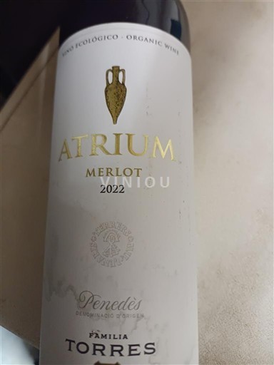 Katalonien Penedès Familia Torres Atrium Merlot 2022