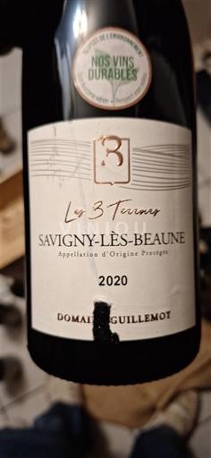 Bourgogne Savigny-lès-beaune Domaine Guillemot Les 3 Terres 2020