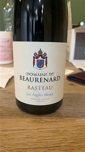 Rhône-dalen Rasteau Domaine Beaurenard Les Argiles Bleues 2022
