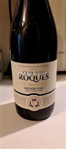Vine Rouge sec Clos des Roques Non millésimé Frankrig Languedoc Minervois AOC