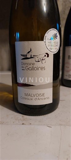 Vallée de la Loire Coteaux-d'ancenis Galloires Malvoisie Non Millésimé