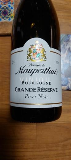 Burgundi Bourgogne Domaine Mauperthuis Grande Réserve 2022