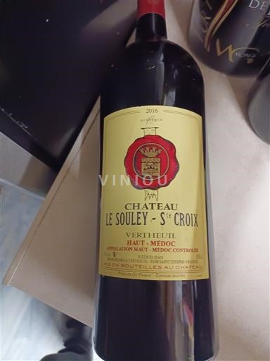 Bordeaux Haut-Médoc Château Le Souley Sainte Croix 2016