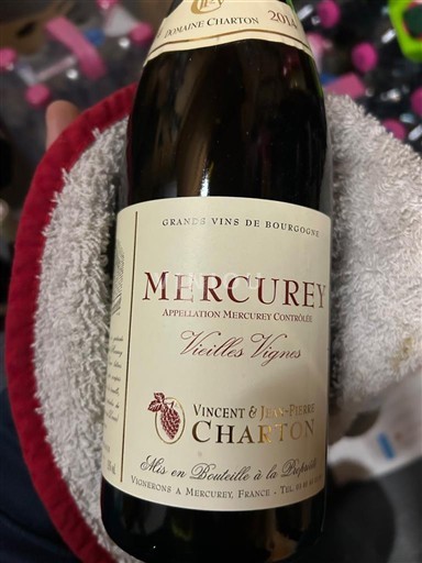 Bourgogne Mercurey Domaine Charton Vieilles Vignes 2014