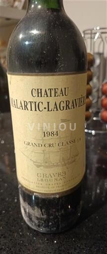 Bordeaux Pessac-Léognan Grand Cru Château Malartic-Lagravière 1984