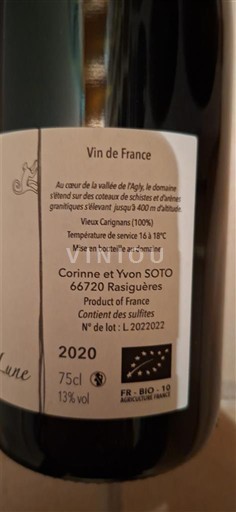 Roussillon Niet gespecificeerd Corinne et Yvon Soto 2020