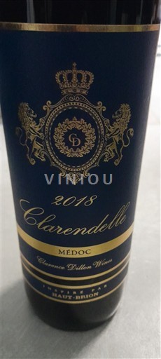 Bordeaux Médoc Clarendelle 2018