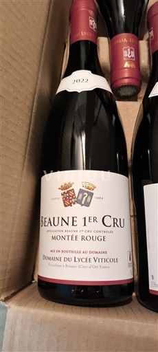 Burgundi Määrittelemätön Premier Cru Domaine Lycée Viticole Montée Rouge 2022