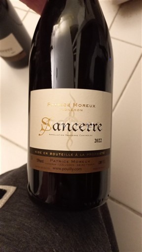 Loire Valley Sancerre Patrice Moreux 2022