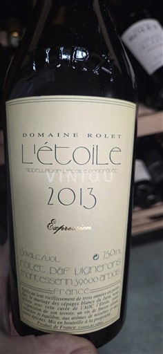 Jura L'Étoile Domaine Rolet Expression 2013