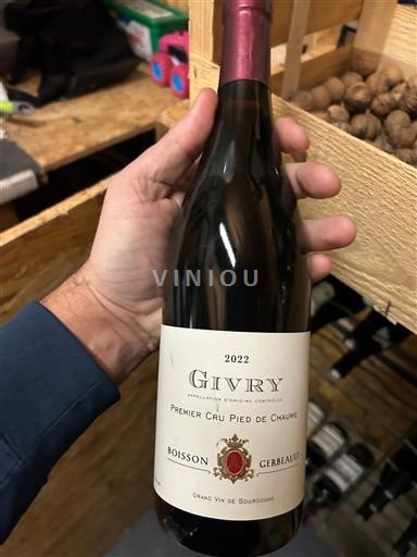 Bourgogne Givry Premier Cru Boisson-Gerbault Premier Cru Pied de Chaume 2022