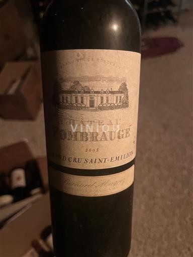 Bordeaux Saint-Émilion Grand Cru Grand Cru Château Fombrauge 2003