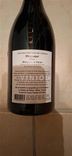 Beaujolais Moulin-à-vent Château Cave du Château de Chénas Tête d'Ancien 2022