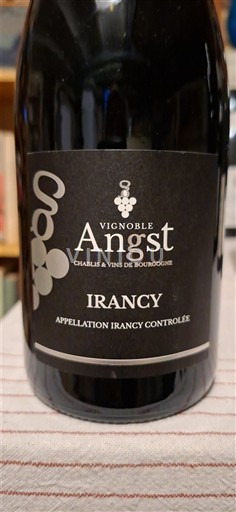 Borgonha Irancy Vignoble Angst Não Sazonado