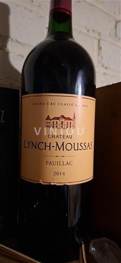 Bordéus Pauillac Grand Cru Château Lynch-Moussas 2014