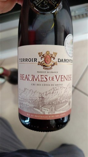 Viner Rouge sec Terroir Daronton Non millésimé Frankrike Rhônedalen Beaumes de Venise AOC