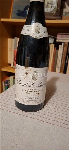 Bourgogne Chambolle-Musigny Domaine G. Roumier Clos du Village Monopole 2001