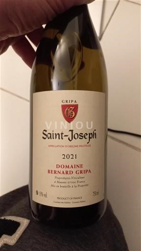 Thung lũng Rhône Saint-Joseph Domaine Bernard Gripa 2021
