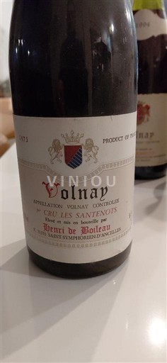 Burgundsko Volnay Premier Cru Henri de Boileau 1er Cru Les Santenots 1993