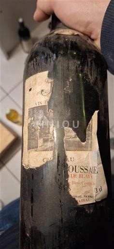 Bordeaux Blaye Château Rousseau de Blaye 1978