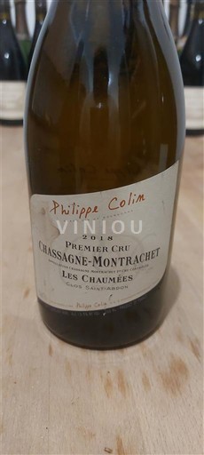 Bourgogne Chassagne-montrachet Premier Cru Philippe Colin Les Chaumées 2018