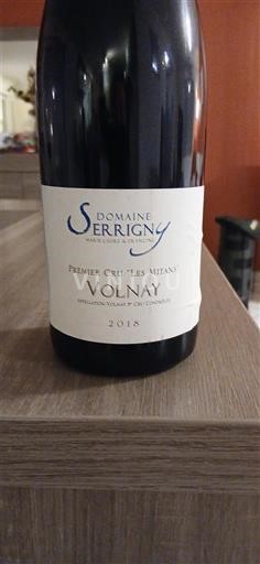 Burgundija Volnay Premier Cru Domaine Serrigny Premier Cru Les Mitans 2018