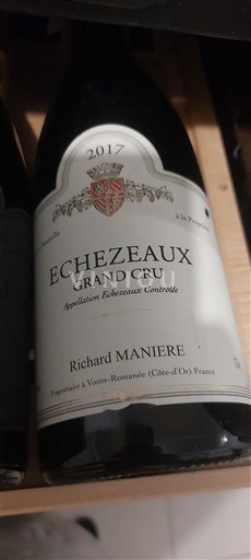 Burgundi Échézeaux Grand Cru Richard Manière 2017