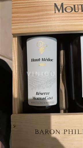 Bordeaux Haut-Médoc Mouton Cadet Réserve 2022