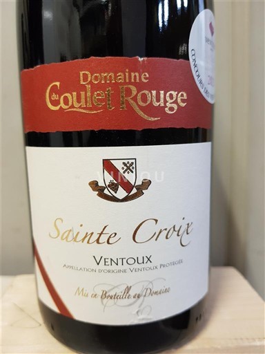 Vallée du Rhône Ventoux Domaine Coulet Rouge Sainte Croix 2022