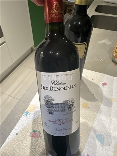 Bordeaux Castillon-côtes-de-bordeaux Château S Demoiselles 2015
