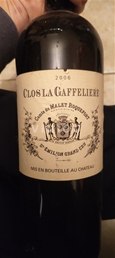 Bordeaux Saint-Émilion Grand Cru Clos La Gaffelière 2006