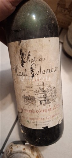 Bordeaux Côtes-de-Blaye Château Haut Colombier 1992