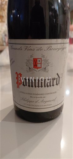 Borgoña Pommard Domaine Philippe d'argenval 1994